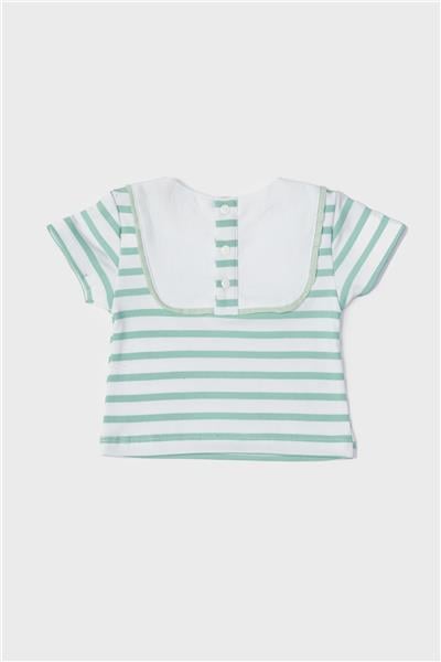 Layette Erkek Bebek Çizgili Body