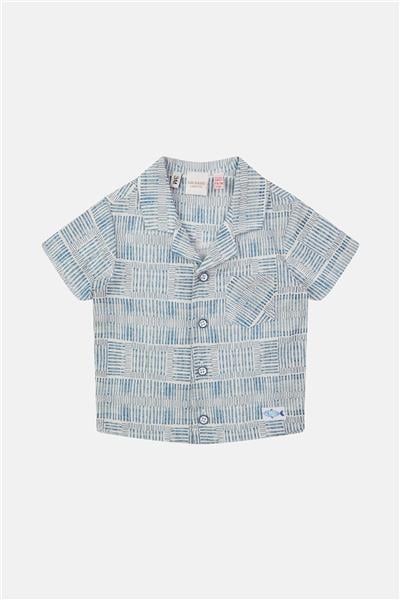Layette Erkek Bebek Desenli Gömlek