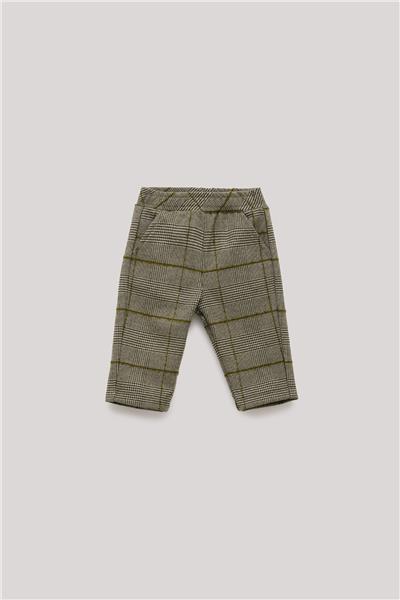 Layette Erkek Bebek Ekose Pantolon