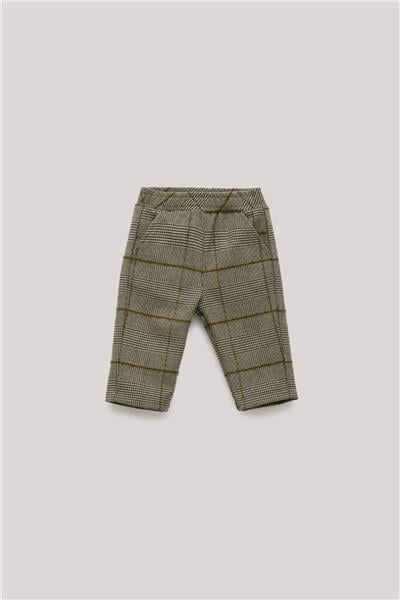Layette Erkek Bebek Ekose Pantolon