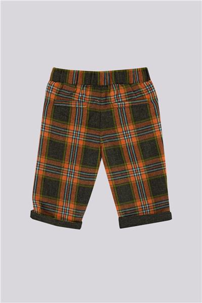 Layette Erkek Bebek Ekose Pantolon