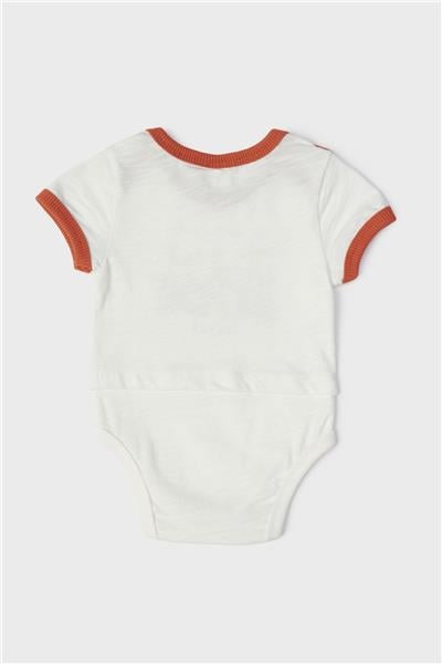 Layette Erkek Bebek Ekru Body