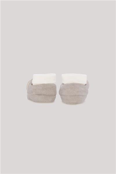 Layette Erkek Bebek Ekru Patik