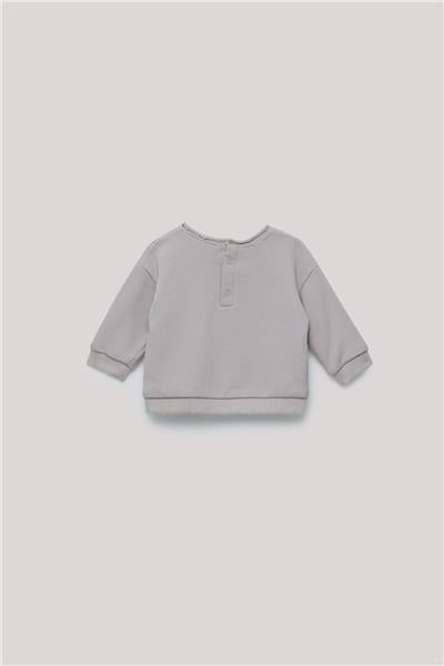 Layette Erkek Bebek Gri Sweatshirt