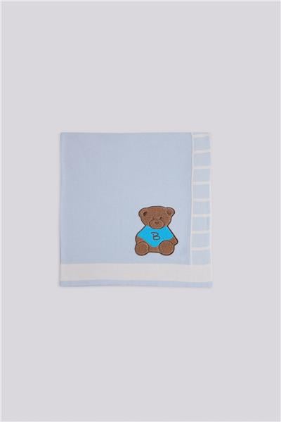 Layette Erkek Bebek Mavi Battaniye