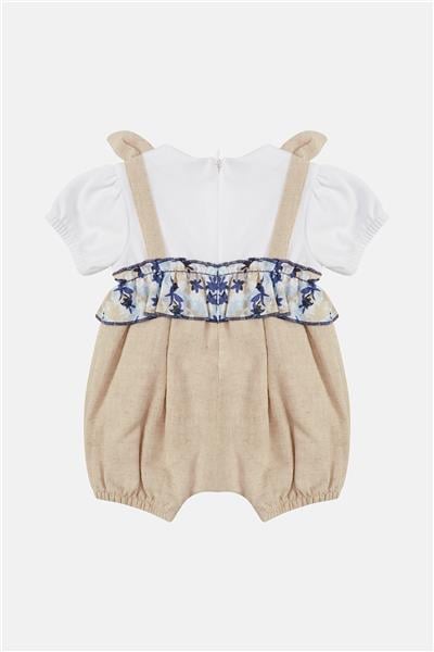 Layette Kız Bebek Bej Tulum