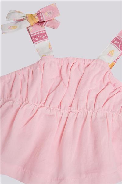 Layette Kız Bebek Pembe Bluz