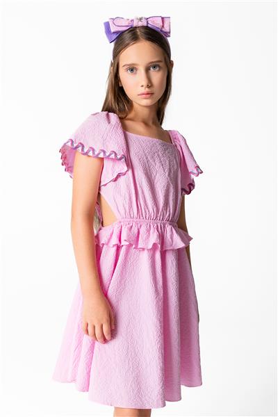 Lia Lea Kız Çocuk Pembe Elbise