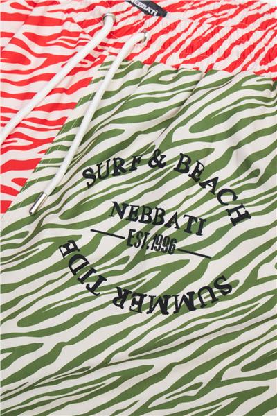 NBT Desenli Baba Şort