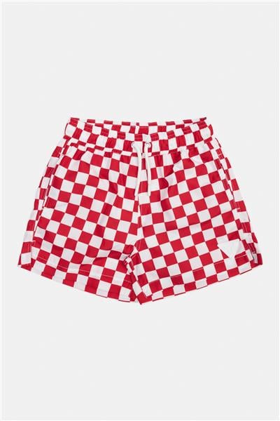NBT Desenli Baba Kareli Şort