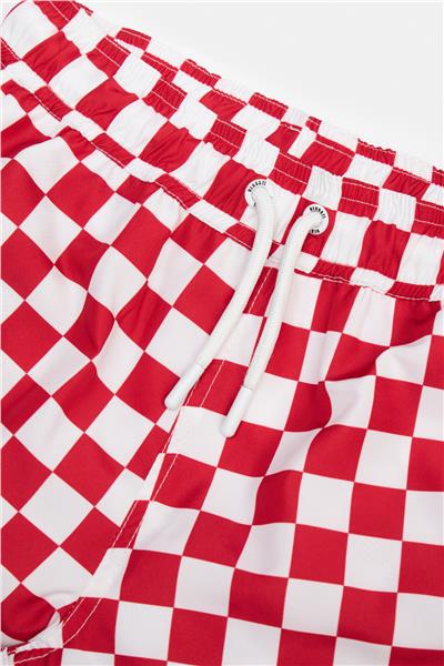 NBT Desenli Baba Kareli Şort