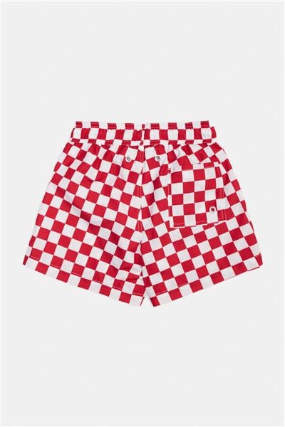 NBT Desenli Baba Kareli Şort