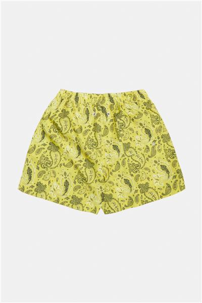 NBT Şal Desenli Baba Şort