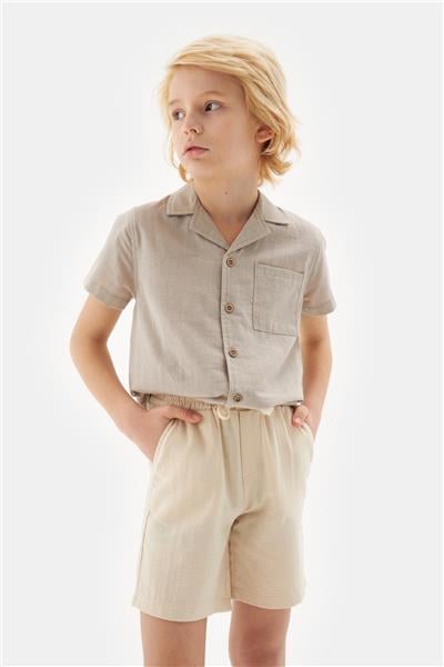 NBT Erkek Çocuk Bej Şort