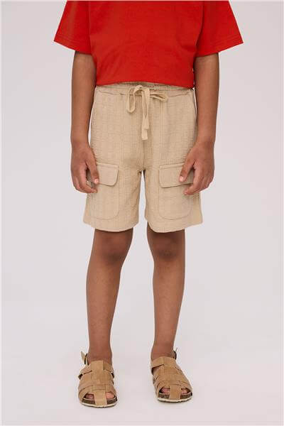 NBT Erkek Çocuk Bej Şort