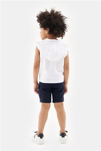 Nebbati Erkek Çocuk Beyaz Tshirt