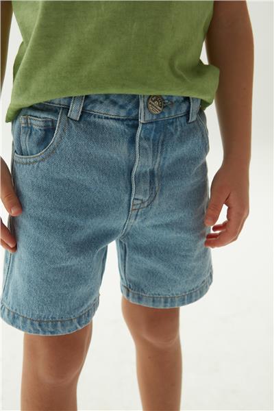NBT Erkek Çocuk Açık Renk Denim Şort