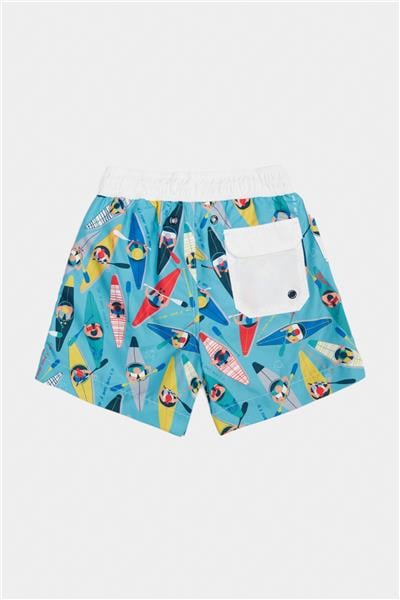 NBT Erkek Çocuk Desenli Renkli Şort