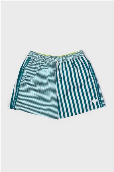 NBT Erkek Çocuk Çizgi Desenli Şort