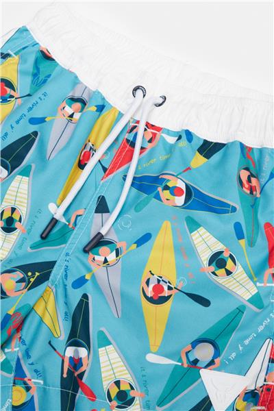 NBT Erkek Çocuk Desenli Renkli Şort