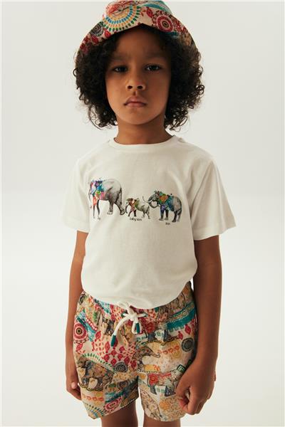 NBT Erkek Çocuk Fil Desenli Şort