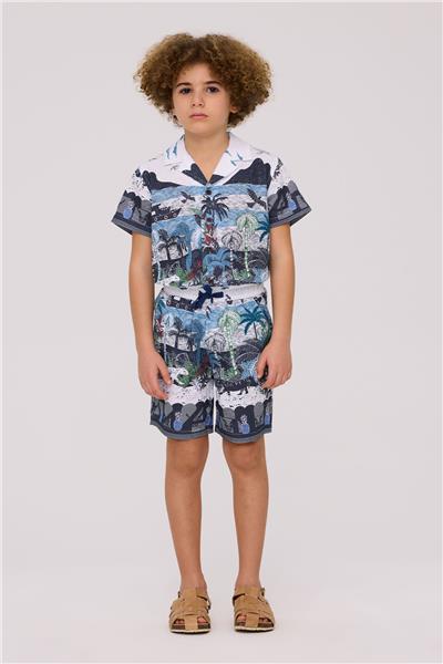 NBT Erkek Çocuk Desenli Şort
