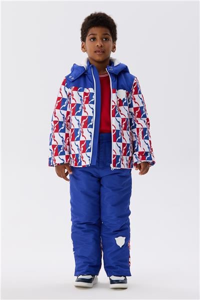 Nebbati Erkek Çocuk Desenli Kayak Takımı