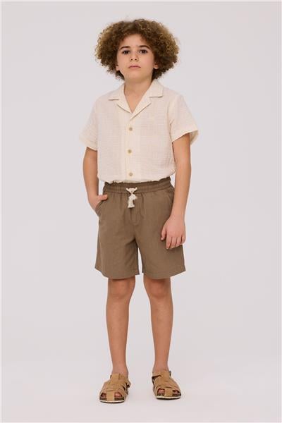 NBT Erkek Çocuk Kahverengi Şort