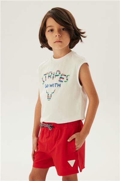 NBT Erkek Çocuk Kırmızı Şort