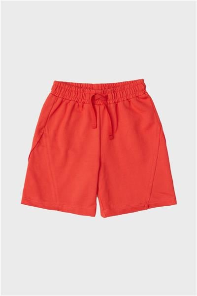 NBT Pamuk Erkek Çocuk Kırmızı Şort