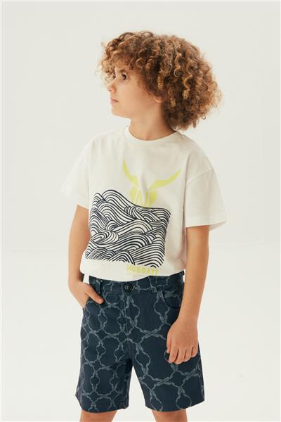 NBT Erkek Çocuk Lacivert Pamuk Şort