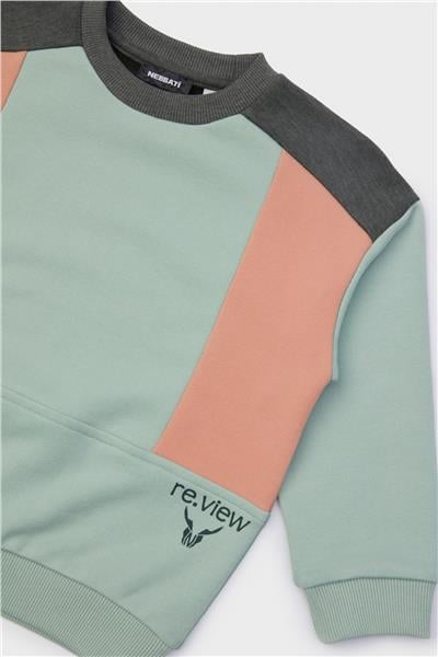 Nebbati Erkek Çocuk Renkli Sweatshirt
