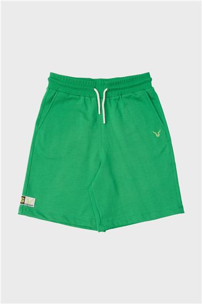NBT Erkek Çocuk Beli Lastikli Yeşil Şort