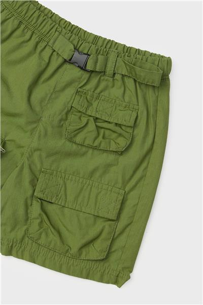 NBT Erkek Çocuk Yeşil Cepli Şort