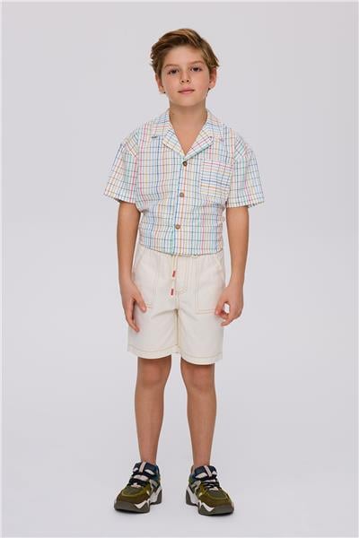 KID'N Match Erkek Çocuk Bej Şort