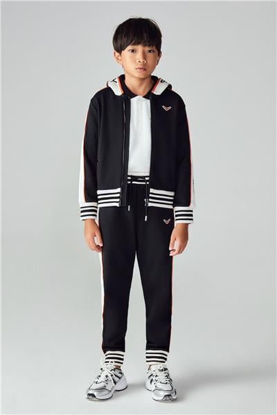 Swatsky Erkek Çocuk Siyah Eşofman Üstü