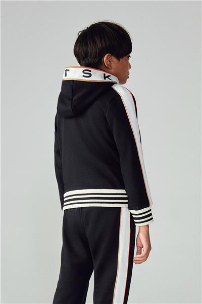 Swatsky Erkek Çocuk Siyah Eşofman Üstü