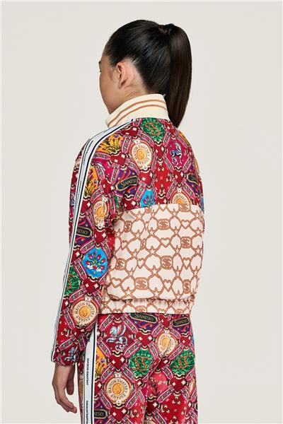 Swatsky Kız Çocuk Desenli Eşofman Üstü