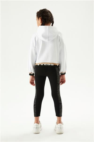 Tyess Kız Çocuk Beyaz Sweatshirt