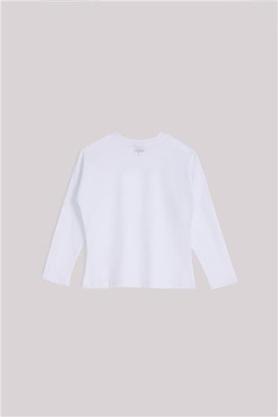 Tyess Kız Çocuk Beyaz T-Shirt