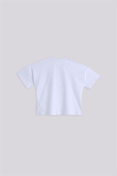 Tyess Kız Çocuk Beyaz Tshirt
