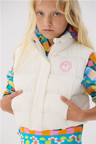 Tyess Kız Çocuk Beyaz Şişme Yelek