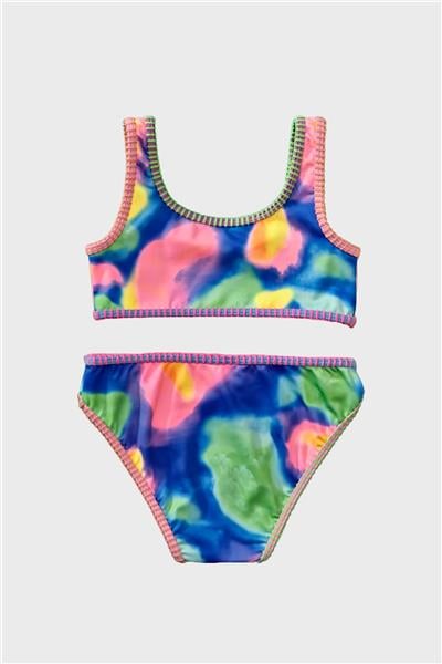 Tyess Kız Çocuk Desenli Bikini