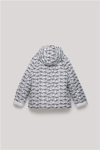 Tyess Kız Çocuk Desenli Kayak Montu