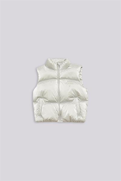 Tyess Kız Çocuk Gümüş Yelek