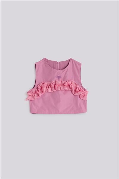 Tyess Kız Çocuk Pembe Bluz
