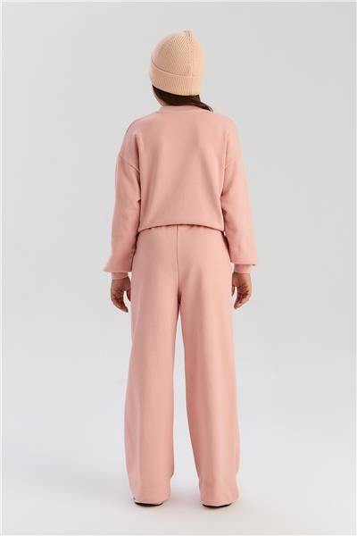 Tyess Kız Çocuk Pudra Eşofman Altı