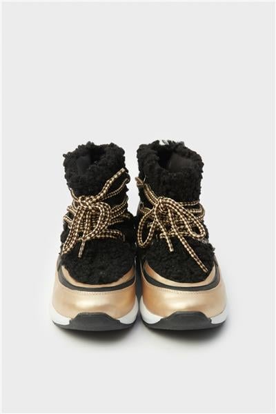 Tyess Kız Çocuk Renkli Bağcıklı Fermuarlı Bot