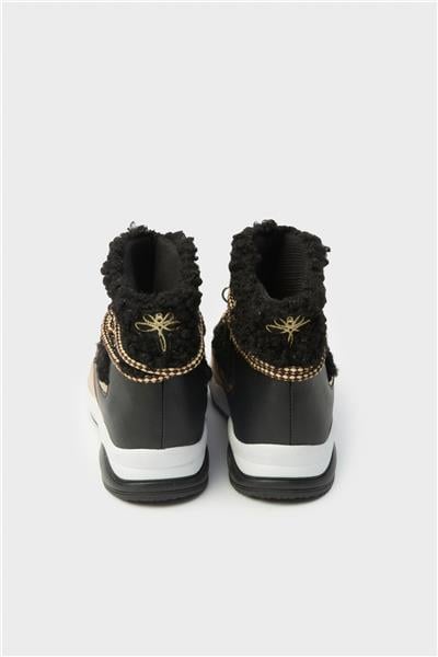 Tyess Kız Çocuk Renkli Bağcıklı Fermuarlı Bot