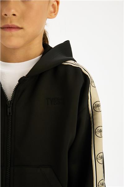 Tyess Kız Çocuk Siyah Eşofman Üstü